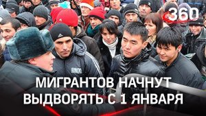 Нелегальных мигрантов начнут выдворять из России с 1 января