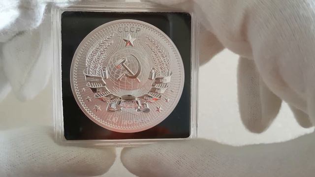 Германия минт 10 побед 2021 1й релиз Интеркосмос Гагарин Interkosmos Gagarin 1 Oz Silver GM