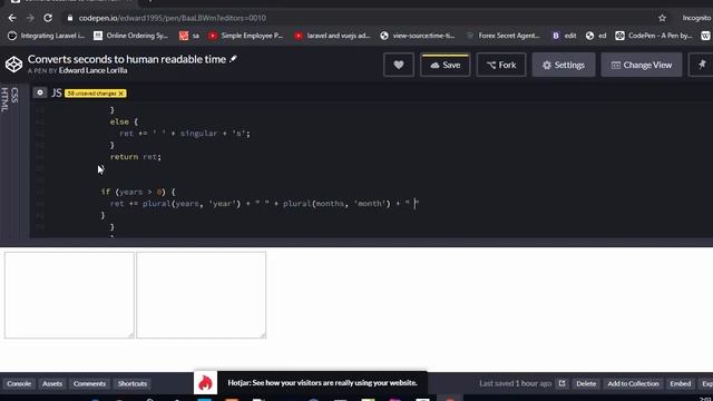 multilline Converts seconds to human readable time vue javascript