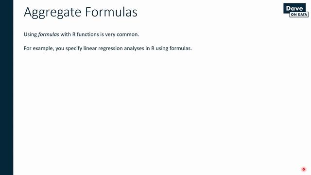 R Programming Made Easy - The Aggregate Function