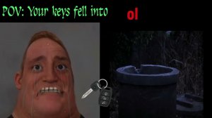 Mr Incredible Becoming Scared (POV: Your keys fell into )