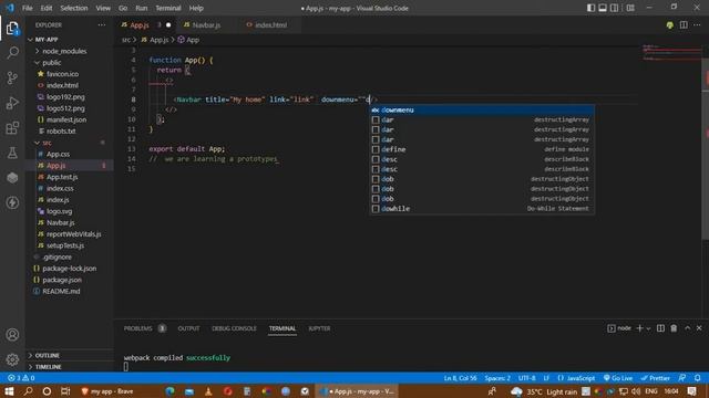react prototypes