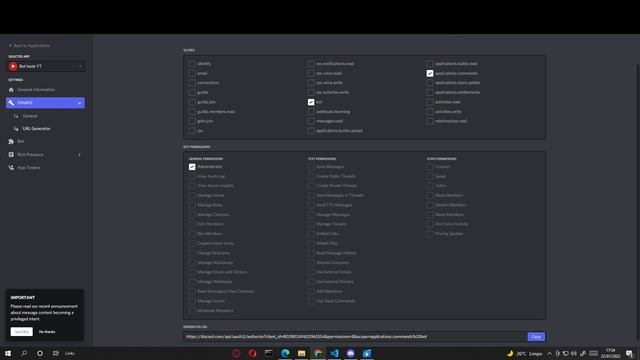 Como fazer um bot no Discord em Slash Commands (Global) | Discord.js V13 #32
