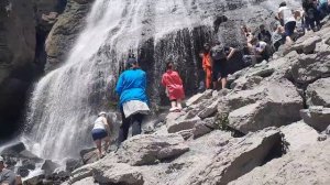 Водопад Девичьи косы/Кавказ/Кабардино-Балкария/Горы/Шум воды