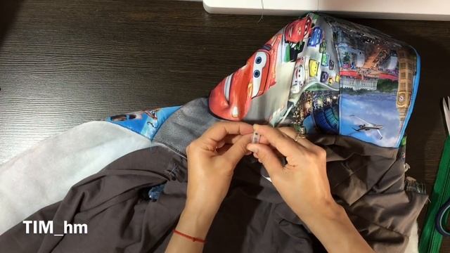 Как сшить утеплённый жилет |TIM_hm| смотреть онлайн