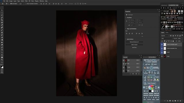 ПОШАГОВАЯ ЦВЕТОКОРРЕКЦИЯ В PHOTOSHOP | COLORIZEPRO смотреть онлайн