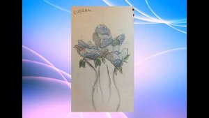 Иллюстрации 4 и 6 классов онлайн-школы "Исток" к произведению С.В.  Рахманинова "Сирень"