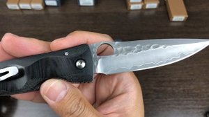 Нож "Tactility Elite" SPG2 Canvas Micarta MC-0121G от Mcusta