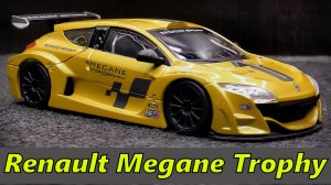 Renault Megane Trophy Модель машины Масштаб 1:24 bburago Мини-копия автомобиля