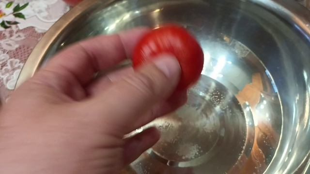 Вкусный простой салат из спелых помидоров, ,,Шакарап,,.. смотреть онлайн