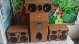 Колонки 5.1 Sven HT-480 Дерево