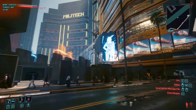 Cyberpunk 2077 Corporate Plaza Tarot Card The Tower смотреть онлайн