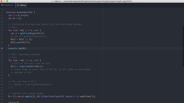 Bucket Sort Algorithm - ProgrammingTIL 60 algorithms tutorial video screencast 0010 смотреть онлайн