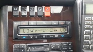 Панель управления климатом на мерседесе w140.