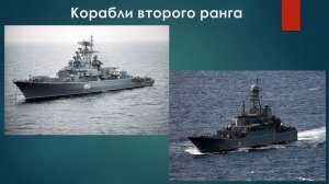 Виды военно-морских кораблей и выполняемые ими задачи