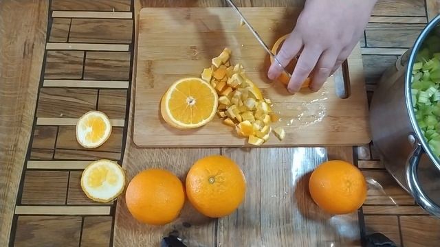 Варенье из ревеня с апельсином