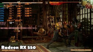 Mortal Kombat 1 на слабом пк RX550