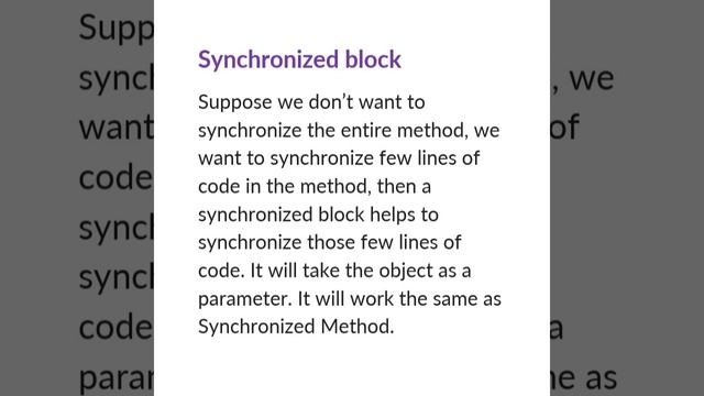 Java Synchronization @javasip-official смотреть онлайн