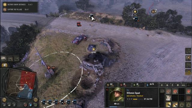 company of heroes 3 italian campaign - Mission 2 : Battle Montella смотреть онлайн