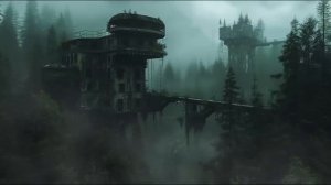 💿👽Forest Outpost - Dystopian Dark Ambient Music - Ambience for Sleep Study Focus