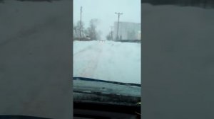 В Новоалтайске не чистят дороги от снега