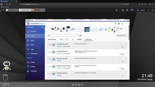Home Assistant, pi-Hole, Unifi controller... all in one device.QNAP QGD-1600P center of smart home. смотреть онлайн
