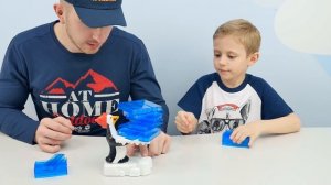 Весёлое видео для детей ДРОЖАЩИЙ ПИНГВИН Shiver - Развивающие и смешные игры для детей с Даником