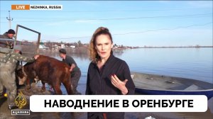 Наводнение Не Утихает: Журналистка Al Jazeera Побывала в Оренбургской Области и Показала Затопленные