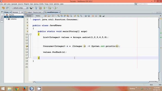 17.4 Lambda Expression in Java 8 смотреть онлайн