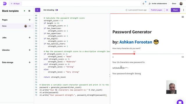 Fun with Python - Deploy password generator app on DataButton