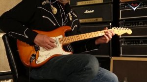 Fender Custom Shop 2015 NAMM Flame Maple Top American Custom Stratocaster  •  SN: CZ524394