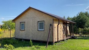Обустройство бытовки 3х6 под летний домик #12. Доделки, покраска и стоимость проекта