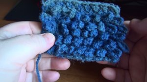 Узор Мех тунисским крючком