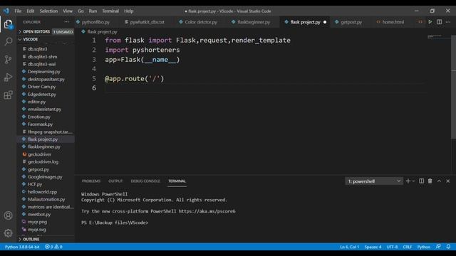 Flask Project : Build your Own URL Shortener website in 12 lines of code смотреть онлайн