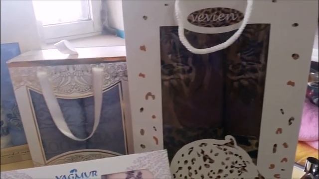 Выбираем махровое полотенце. Комплекты в подарочных коробках., часть 3 смотреть онлайн