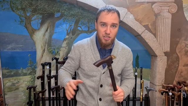 Надежная опора или стильный аксессуар? И то, и другое! | Трость "Дикий кабан" смотреть онлайн