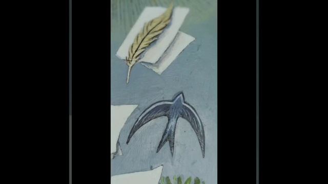 Процесс создания картины «Николай Гумилев», 2023