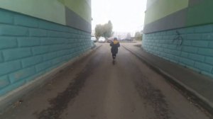 Езда по дворам на электросамокате Куго м2 (Kugoo m2) Взял с собой Малого