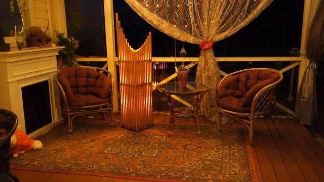 Светильник напольный с эффектом пламени. смотреть онлайн