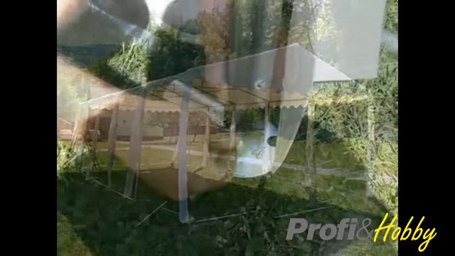 Монтаж на шатра 5x10 м, клас Professional XXL, подсилена конструкция, брезент 550 гр/кв.м смотреть онлайн