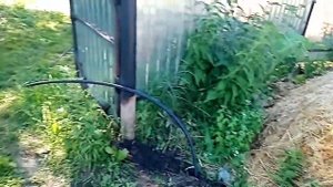 Как провести водопровод в огород.