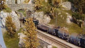 Bahnmuseum Albula Bergün Modellbahnanlage/ Albula Railway Museum Model Railway