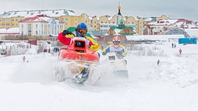 Кросс на снегоходах смотреть онлайн