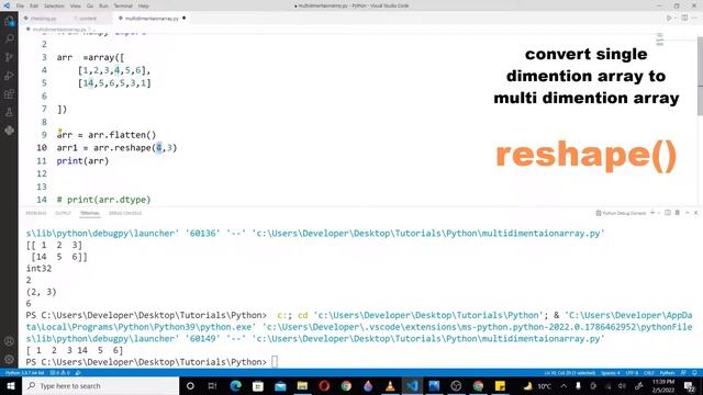 Python Tutorial for Beginners [URDU/HINDI] - #31 Multi dimensional array and matrix in Python