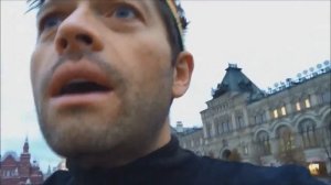 Пробежка по Москве.Миша Коллинз/Misha Collins/Supernatural/Сверхъестественное / Дестиэль / Destiel