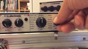 tc electronic  M100 straight out of the box test run