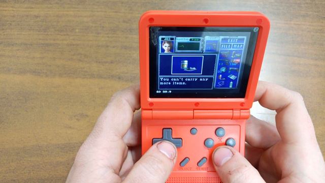 Resident Evil 3 on a GBA SP! V90 PS1 Gameplay смотреть онлайн