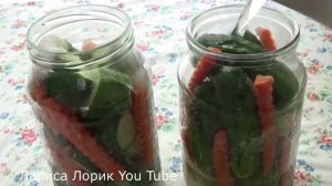 Маринованные огурцы "остренькие"//Очень вкусные, хрустящие))Готовьте больше)))