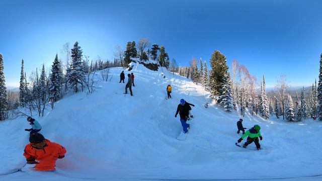 Шерегеш 2023, Фрирайд с Black Cat. Видео 360 смотреть онлайн