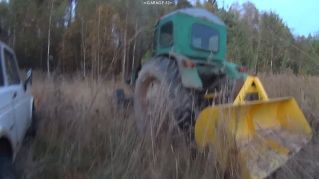 КУПИЛИ ГАРАЖ А ТАМ МОТОЦИКЛ ВОСХОД. ДИЗЕЛЬНАЯ НИВА. ВПЕРВЫЕ РАССЕКАЮ НА ТРАКТОРЕ .